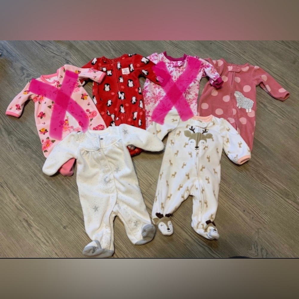 Newborn Fleece Sleepers